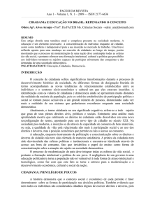 cidadania e educação no brasil repensando o conceito