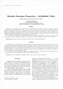 Distrofias Musculares Progressivas — Variabilidade Clínica