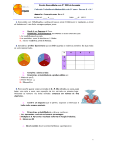 FT15. Probabilidades II - Oficina de Matemática do Agrupamento de
