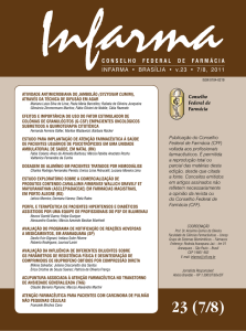 CONSELHO FEDERaL DE FaRMáCIa INFARMA • BRASÍLIA • v.23