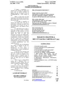 Gazeta AAAARK - Edição Março/Abril 2005 - IQ-USP