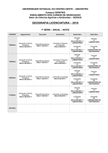 geografia licenciatura – 2016