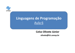Linguagens de Programa&ccedil;&atilde;o