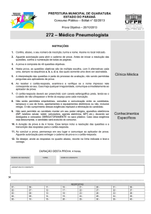 272 – Médico Pneumologista - NC