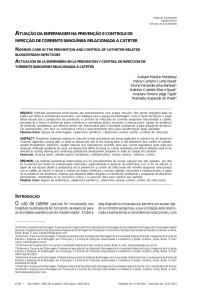 Atuação da enfermagem na prevenção e controle de infecção de