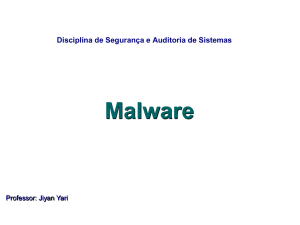 Malware - Site das aulas das disciplinas Jiyan Yari