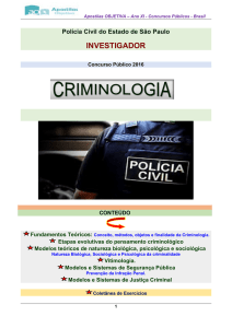 Criminologia - Apostila Objetiva