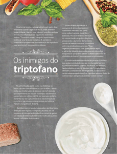 triptofano - Juliana Bueno Nutricionista