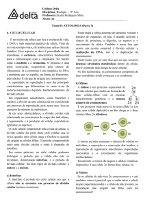 karla_9âºano_citologia_24_03_17 - Colégio Delta