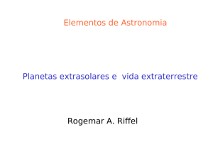 Elementos de Astronomia Planetas extrasolares e vida