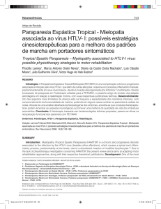 Paraparesia Espástica Tropical - Mielopatia associada ao vírus HTLV