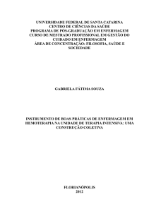 gabriela fátima souza - Hospital Universitário Professor Polydoro