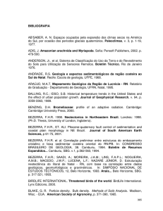 BIBLIOGRAFIA AB`SABER, A. N. Espaços ocupados pela expansão