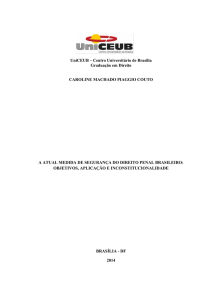 UniCEUB – Centro Universitário de Brasília Graduação em Direito