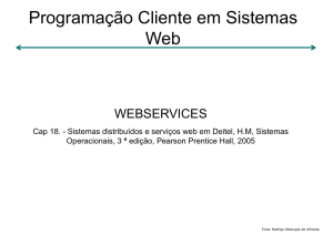 Programação Cliente em Sistemas g ç Web