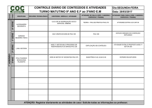 20.03.2017 – 9º,1º,2º e 3ºAno Ensino Médio