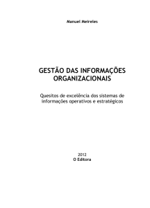 gestão das informações organizacionais