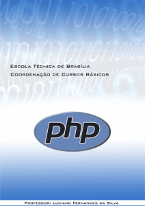 Apostila de PHP - Página dos Professores