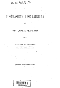 Linguagens fronteiricas de Portugal e Hespanha