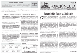 Jornal PORCIÚNCULA – Edição 1948 – 01/07/2012