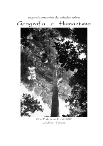 Geografia e Humanismo