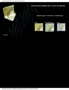 Legislação Sobre DST e Aids no Brasil - Página Inicial