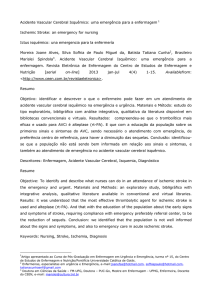Acidente Vascular Cerebral Isquêmico: uma emergência para a