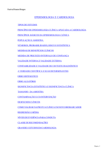 EPIDEMIOLOGIA E CARDIOLOGIA