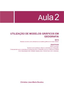 utilização de modelos gráficos em geografia