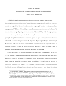 A língua das caravelas : Periodização do português europeu e