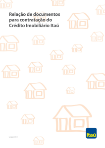 Relação de documentos para contratação do Crédito Imobiliário Itaú
