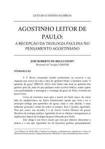 agostinho leitor de paulo