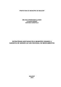 estratégias adotadas pelo município visando a garantia