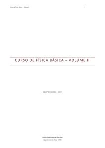 curso de física básica – volume ii - Portal do Prof. Paulo Rosa