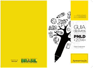 Guia de Livros Didáticos PNLD 2014 APRESENTAÇÃO