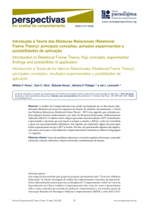 Introdução à Teoria das Molduras Relacionais