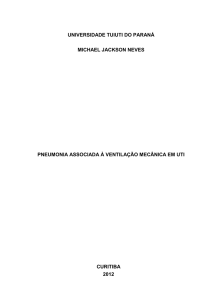 tcc- pneumonia associada à ventilação mecânica em - TCC On-line