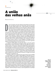 A união das velhas anãs - Revista Pesquisa Fapesp