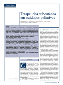 Cuidados paliativos - Revista Portuguesa de Medicina Geral e