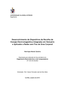 Desenvolvimento de Dispositivos de Recolha de Energia