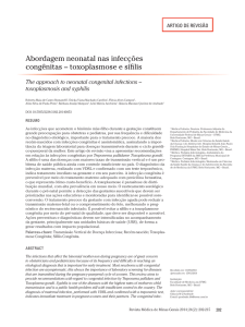 Abordagem neonatal nas infecções congênitas – toxoplasmose e