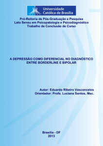 A depressão como fator decisivo no diagnóstico diferencial entre