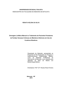 Drenagem Linfática Manual no Tratamento de Pacientes Portadores