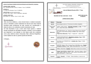 7º Ano - Colégio Consolata