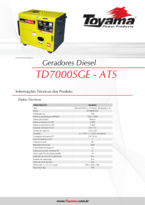 Geradores Diesel TD7000SGE