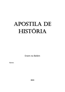 APOSTILA DE HISTóRIA