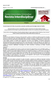 ISSN 2317-5079 Bezerra, S. M. G. et al . Caracterização de feridas