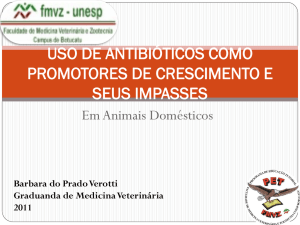 Uso de Antibióticos como Promotores de Crescimento em Animais