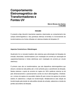 Comportamento Eletromagnético de Transformadores