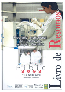 Livro de resumos do PIBIC/IEC 2002